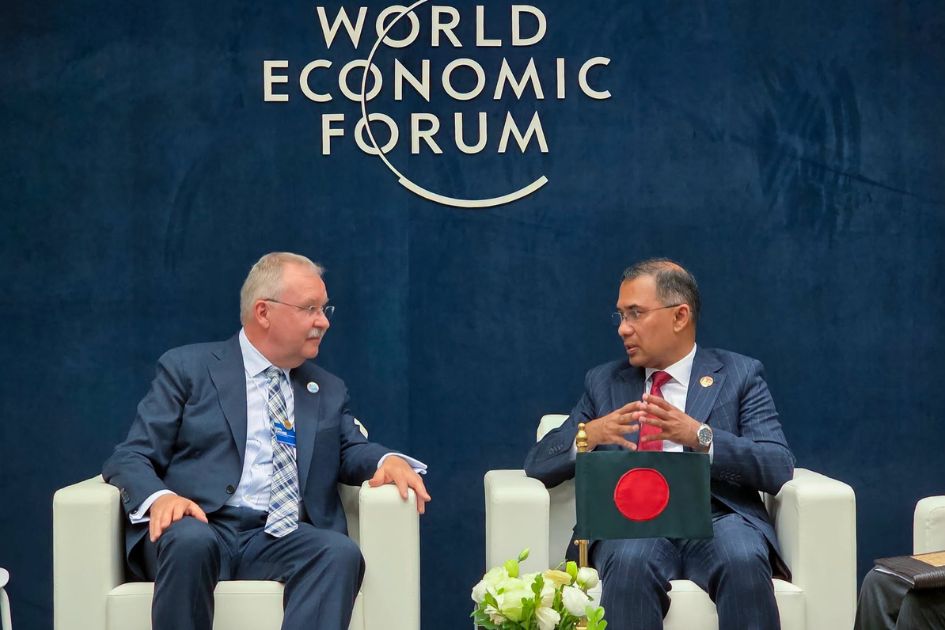Bangladesh PM urges climate finance and loss and damage fund at WEF Summit