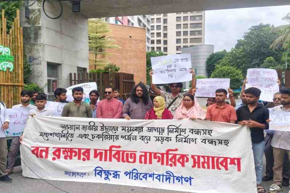 Bangladesh’s forests shrink under pressure from development and encroachment