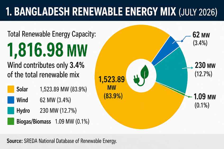 Bangladesh’s wind power push stalls amid fossil fuel dependence and grid failures