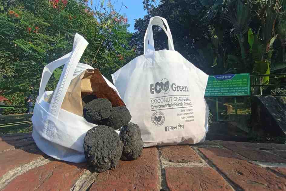 Chattogram startup Jalshikha turns coconut waste into eco-coal