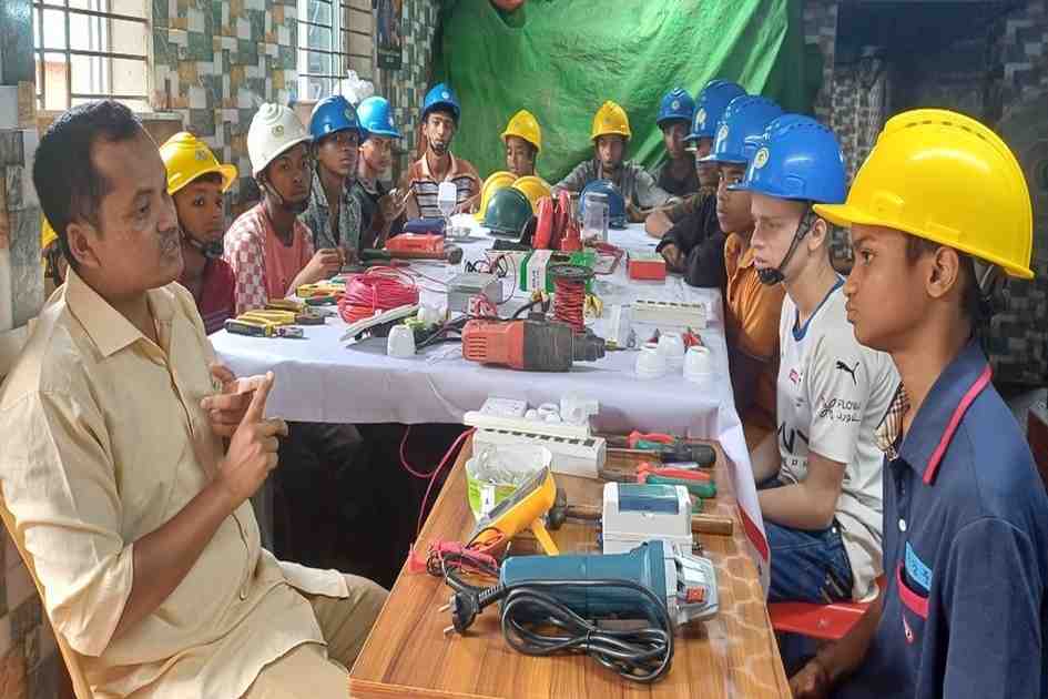 Climate-displaced children find new hope through skills training