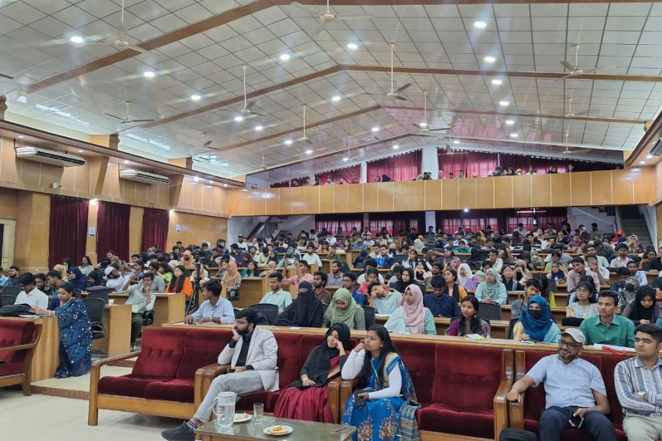 Green sustainability summit held at Chittagong University in Bangladesh