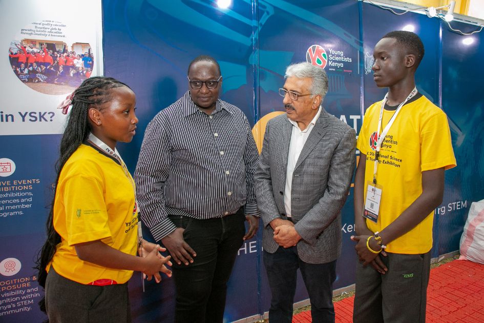 Kenyan students win top science awards with AI drought warning system