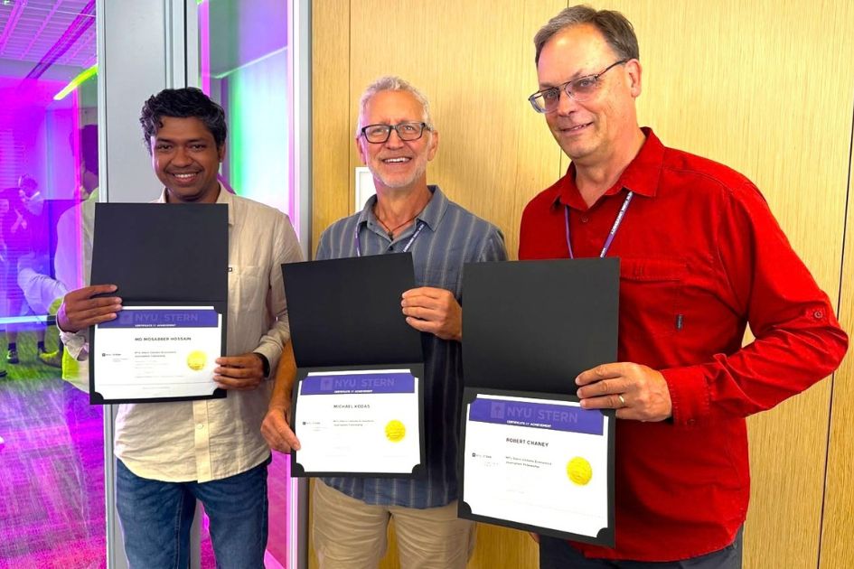 Bangladeshi journalist Mosabber takes a deeper look at climate finance at NYU Stern