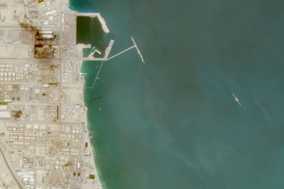 Oil spill in Hormuz visible from space, raising environmental alarm