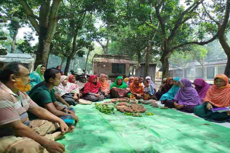 Women farmers demand food sovereignty through local seeds in Rajshahi