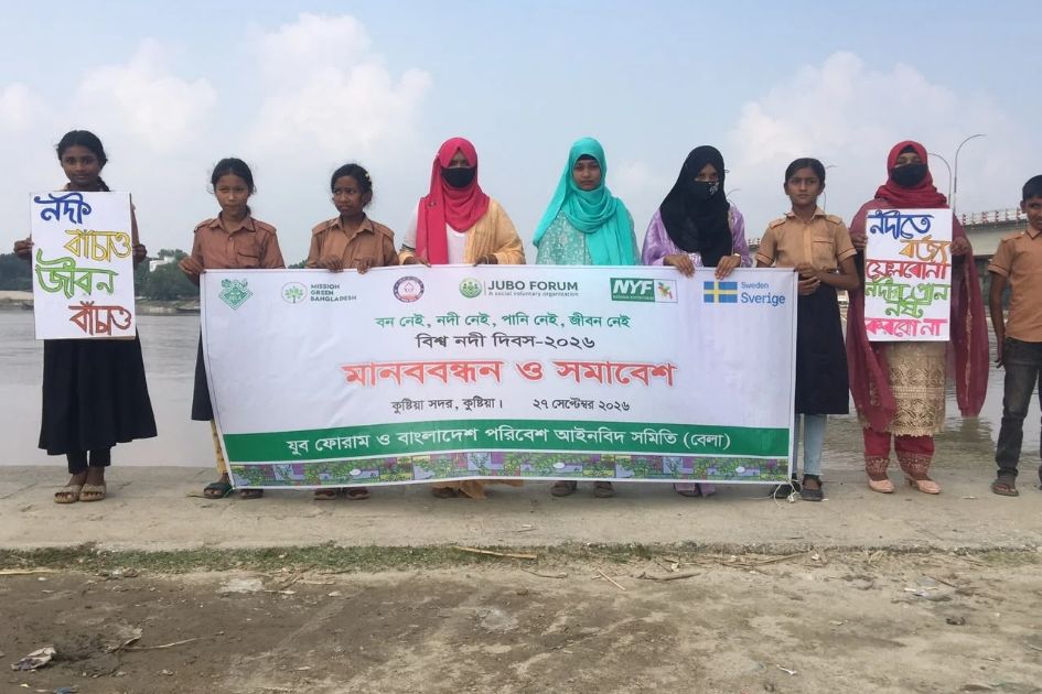 Youth-led river protection actions held across 10 Bangladesh districts